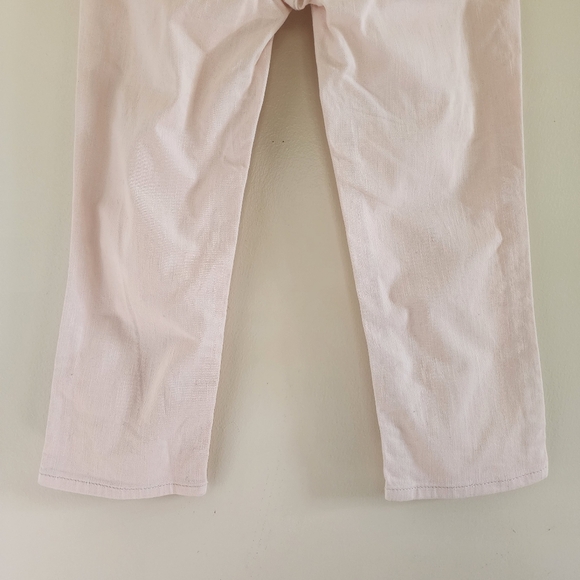 Miss Me Straight Leg Cropped  Jeans in Pale Pink Size 28 - Picture 8 of 14